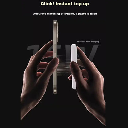 Magnetic Wireless Power Bank 10,000mAh with 15W Fast Charging - Slim Portable Charger for iPhone 12-17