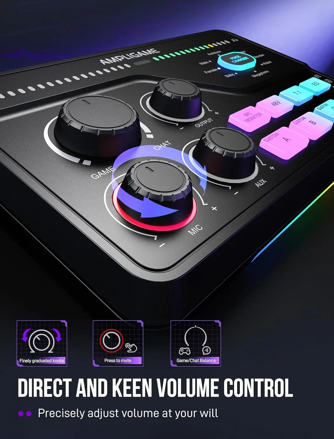 FIFINE Ultimate Streaming and Gaming Bundle: AM8Pro Microphone Kit, SC8 Audio Mixer, and H13 Headset