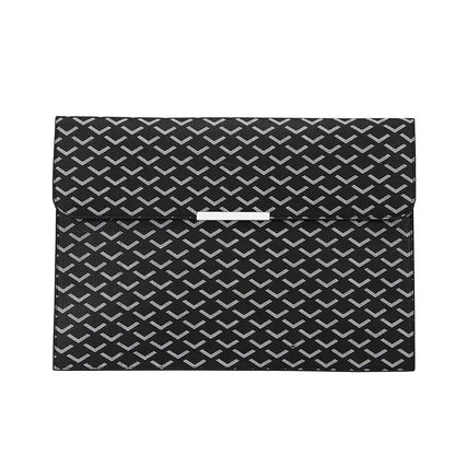15.6-Inch Laptop Sleeve Padfolio and Document Organizer for MacBook, Notebook, and iPad - Slim, Scratch-Resistant Portfolio Case with Magnetic Closure for Office, School, and Travel - Ideal Gift for Students and Professionals