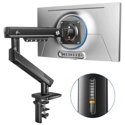 Flowlift Pro Monitor Arm – Dual & Single Screen Support (13-32”) with Mechaspring Technology, Instamount, Locksteady, and Precisionview for Optimal Gaming and Professional Use