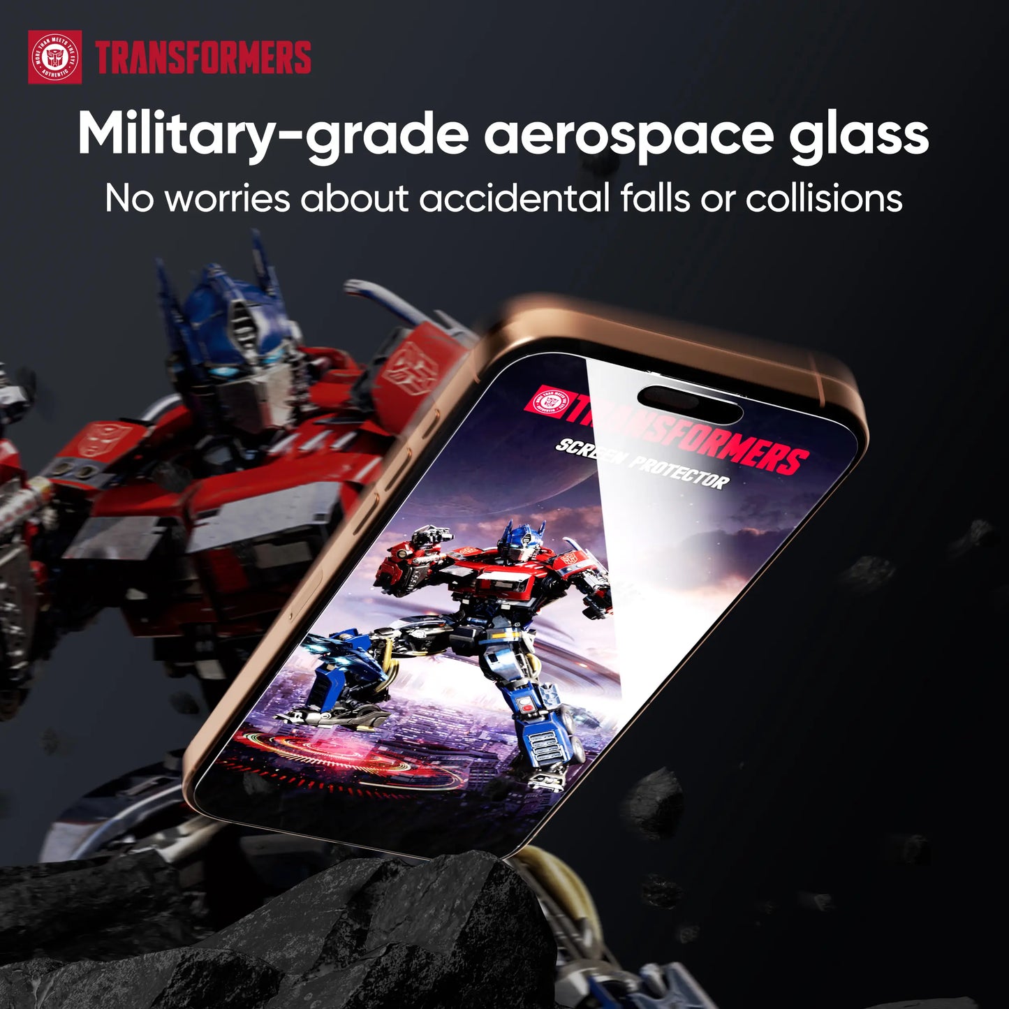 TRANSFORMERS 2-Pack Privacy Screen Protector, Phone Screen Protector, High-Definition Shatterproof Tempered Glass Phone Protector and Accessories