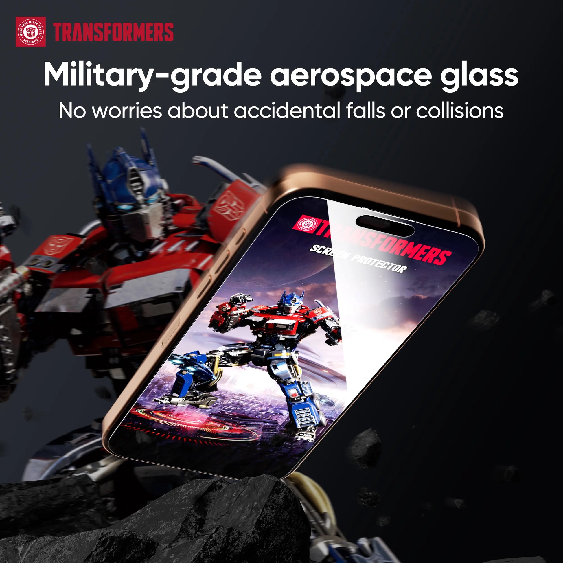 TRANSFORMERS 2-Pack Privacy Screen Protector, Phone Screen Protector, High-Definition Shatterproof Tempered Glass Phone Protector and Accessories
