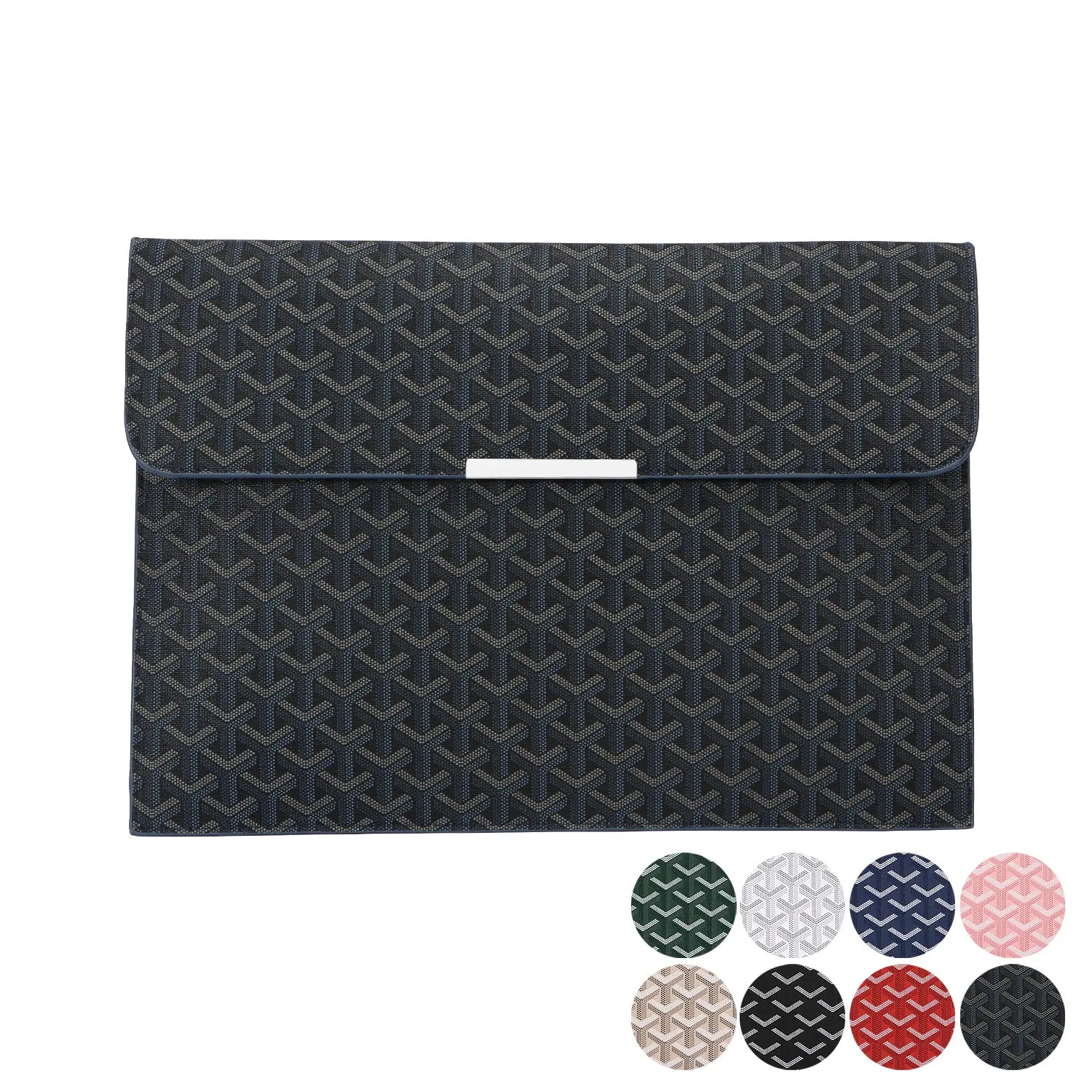 15.6-Inch Laptop Sleeve Padfolio and Document Organizer for MacBook, Notebook, and iPad - Slim, Scratch-Resistant Portfolio Case with Magnetic Closure for Office, School, and Travel - Ideal Gift for Students and Professionals