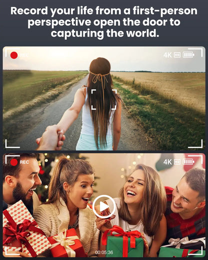 High-Definition Smart Glasses with Camera, AI Voice Control, Extended Battery Life, Object Recognition, and Real-Time Translation