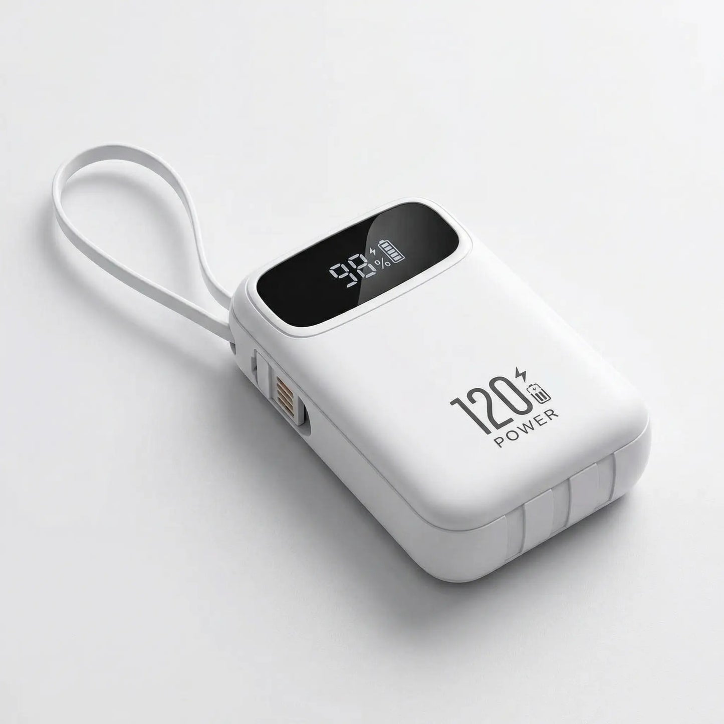 5000mAh Wireless Fast Charging Power Bank for iPhone 12–17 Pro/Pro Max, Compact and Portable Battery Pack
