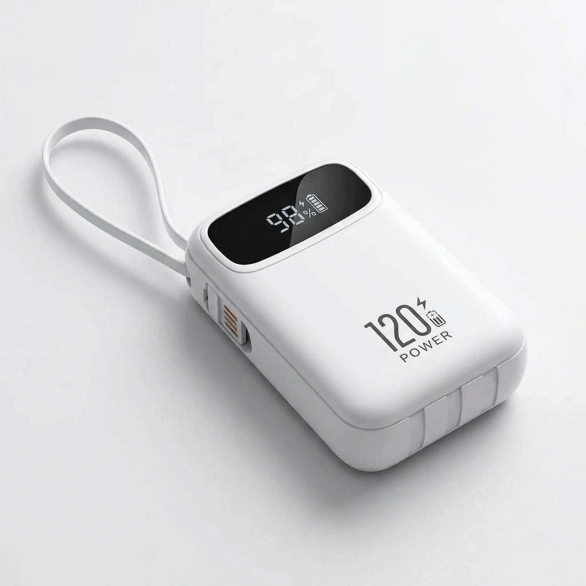 5000mAh Wireless Fast Charging Power Bank for iPhone 12–17 Pro/Pro Max, Compact and Portable Battery Pack