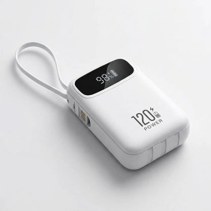 5000mAh Wireless Fast Charging Power Bank for iPhone 12–17 Pro/Pro Max, Compact and Portable Battery Pack