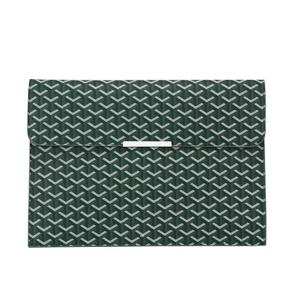 15.6-Inch Laptop Sleeve Padfolio and Document Organizer for MacBook, Notebook, and iPad - Slim, Scratch-Resistant Portfolio Case with Magnetic Closure for Office, School, and Travel - Ideal Gift for Students and Professionals