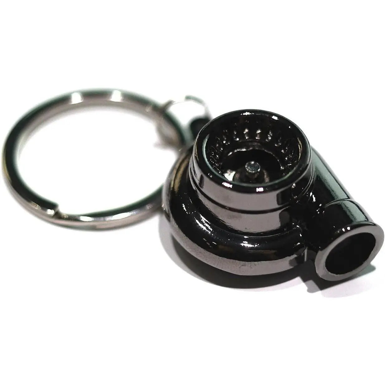 Metal Turbocharger Keychain - Spinning Mini Automotive Accessory