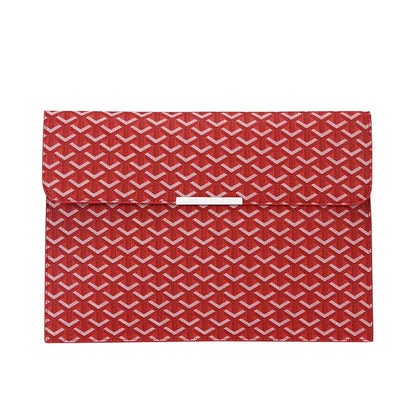 15.6-Inch Laptop Sleeve Padfolio and Document Organizer for MacBook, Notebook, and iPad - Slim, Scratch-Resistant Portfolio Case with Magnetic Closure for Office, School, and Travel - Ideal Gift for Students and Professionals