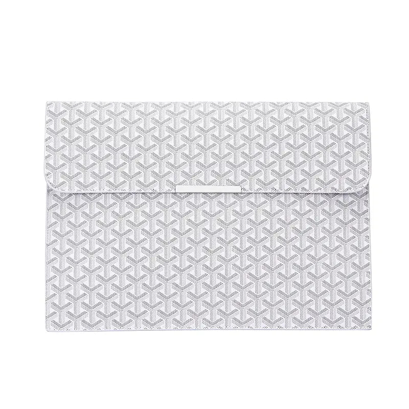 15.6-Inch Laptop Sleeve Padfolio and Document Organizer for MacBook, Notebook, and iPad - Slim, Scratch-Resistant Portfolio Case with Magnetic Closure for Office, School, and Travel - Ideal Gift for Students and Professionals