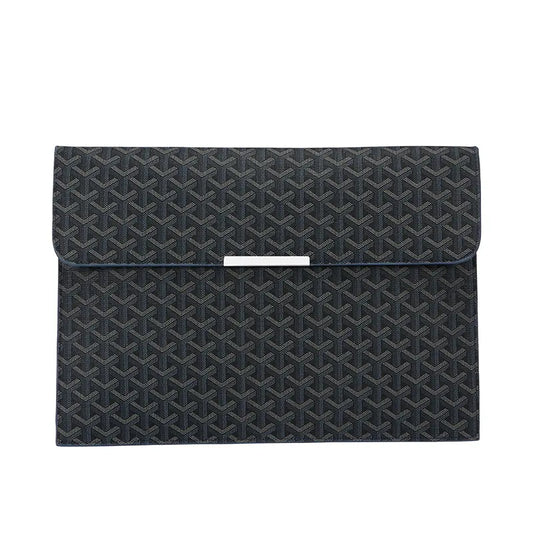 15.6-Inch Laptop Sleeve Padfolio and Document Organizer for MacBook, Notebook, and iPad - Slim, Scratch-Resistant Portfolio Case with Magnetic Closure for Office, School, and Travel - Ideal Gift for Students and Professionals